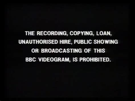 bbc video warning screen|bbc video ident vhs.